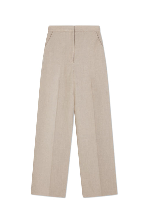 Linen Wide Leg Trouser