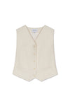 Ivory Linen Waistcoat