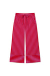 Pink & Red Candy Stripe Cotton Trouser