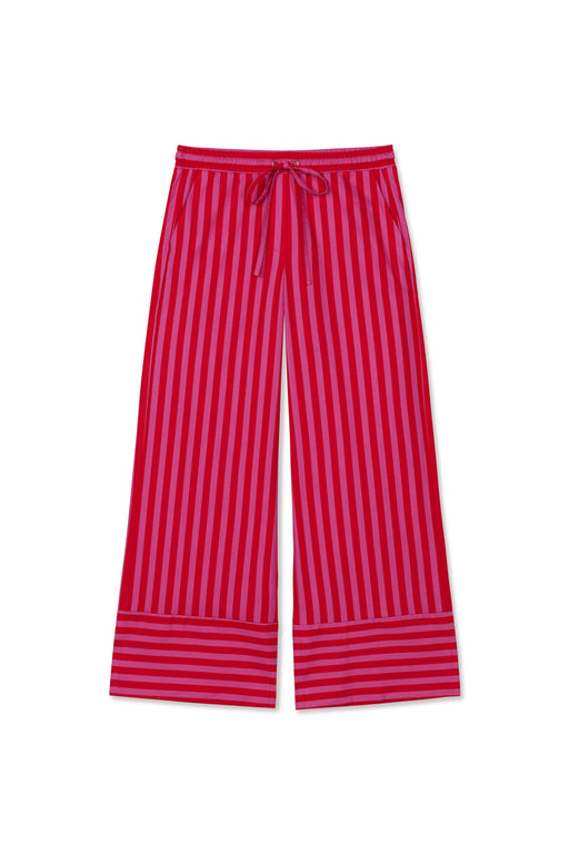 Pink & Red Candy Stripe Cotton Trouser