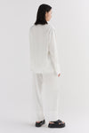 Ivory PJ Style Silk Shirt