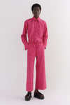 Pink & Red Candy Stripe Cotton Trouser