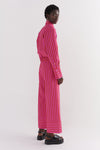Pink & Red Candy Stripe Cotton Trouser