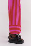 Pink & Red Candy Stripe Cotton Trouser