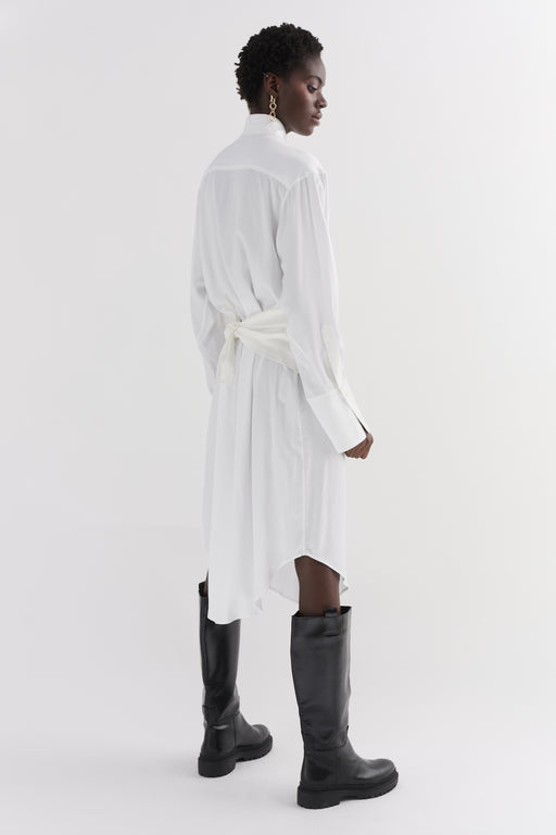 Organic Bamboo Silk Shirt Dress