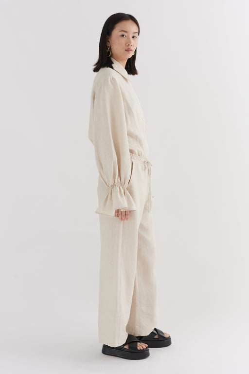 Natural Linen Trouser