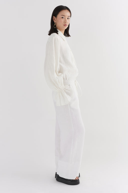 White Linen Trouser