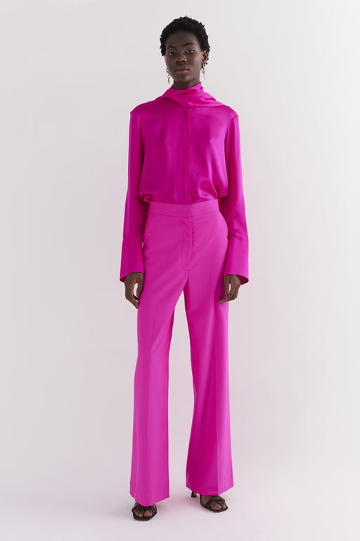 Pink Wide Leg Trouser