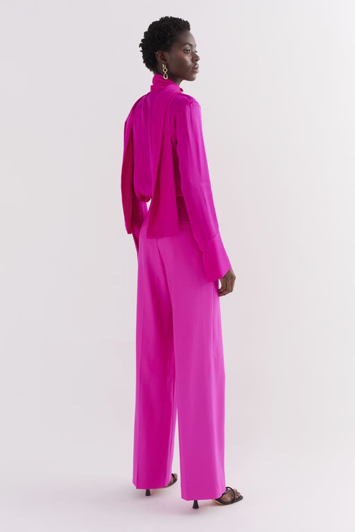 Pink Wide Leg Trouser