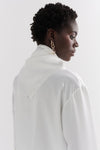 Ivory Oversized Silk Scarf