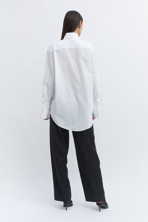 Oversized Tailored Organic Poplin Shirt