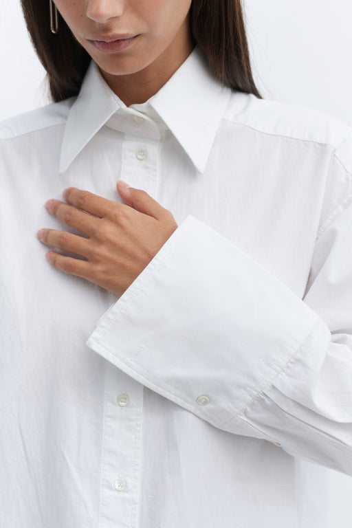 Oversized Tailored Organic Poplin Shirt