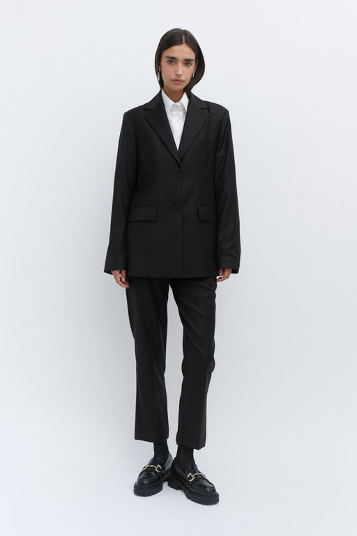 Black Single Breasted Jacket
