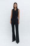 Black Wool Waistcoat