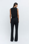 Black Wool Waistcoat