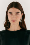 Long Sleeve Black Silk Dress