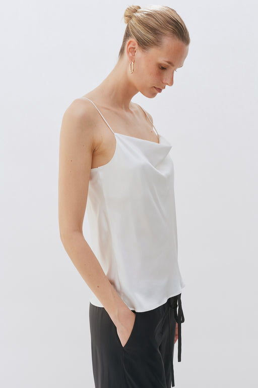 Ivory Silk Camisole Top