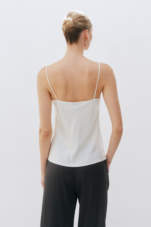 Ivory Silk Camisole Top