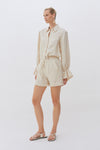 Linen Frill Detail Shorts