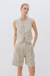 Linen Tailored Short