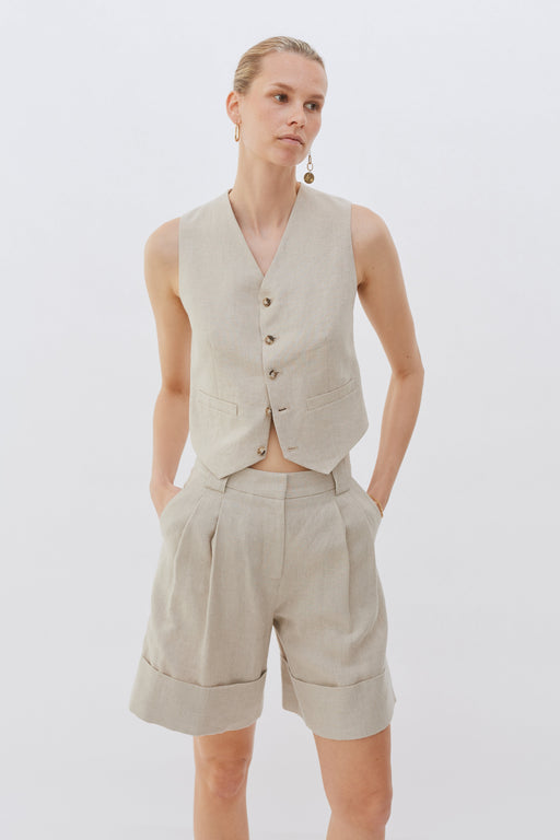 Linen Tailored Short