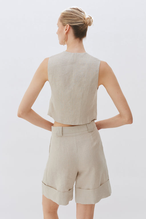 Linen Tailored Short