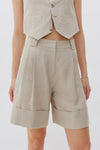 Linen Tailored Short