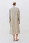 Linen Double Breasted Tailored Coat