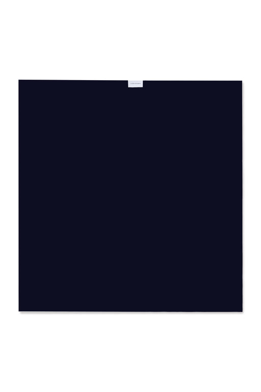 Navy Oversized Silk Scarf