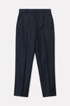 Navy Split Hem Trouser