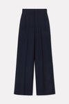 Pinstripe Wide Leg Trouser