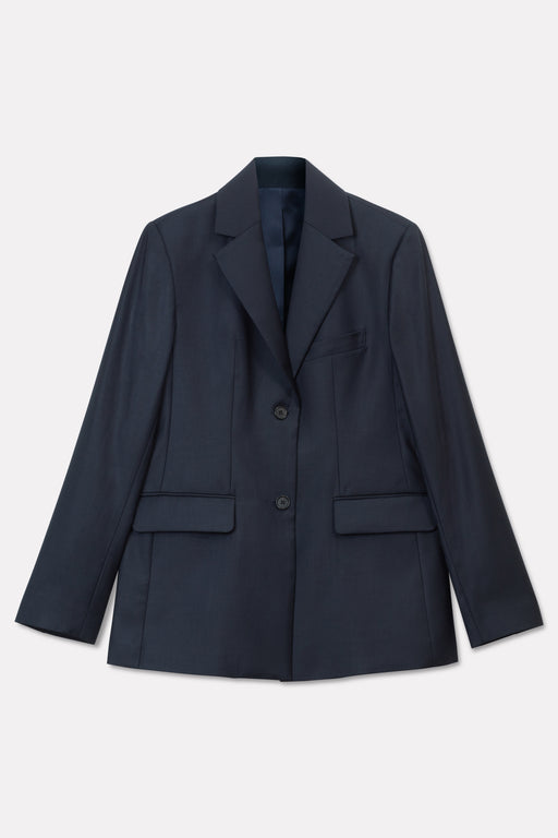 Navy Single Breasted Jacket