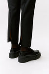 Black Split Hem Trouser