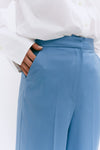 Sky Blue Wide Leg Trouser