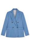 Sky Blue Double Breasted Jacket