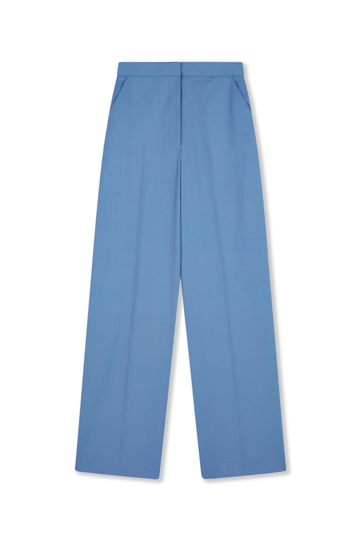 Sky Blue Wide Leg Trouser