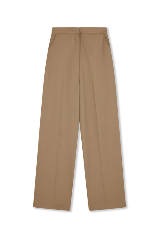 Khaki Wide Leg Trouser