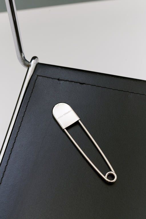 Oversized Branded Safety Pin