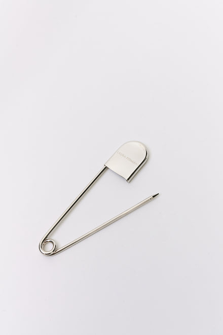 Oversized Branded Safety Pin