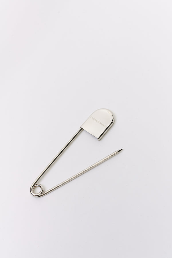 Oversized Branded Safety Pin