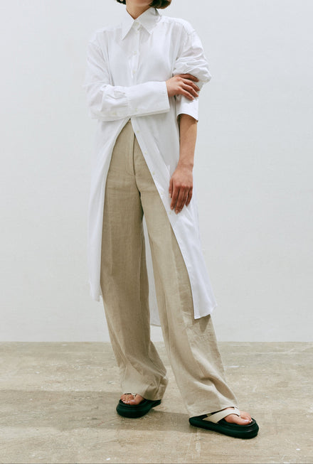 Organic Bamboo Silk Shirt Dress