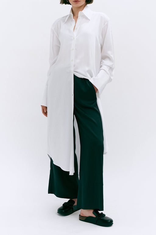 Organic Bamboo Silk Shirt Dress