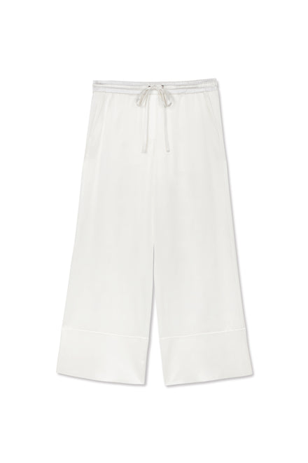 Ivory Silk Trouser