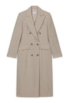 Linen Double Breasted Tailored Coat