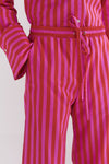 Pink & Red Candy Stripe Cotton Trouser
