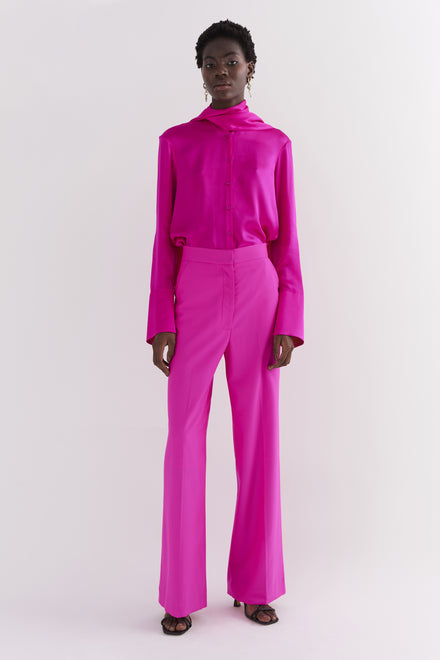 Shop Favourite Crepe Designer Trouser Suit in Aqua Green  Thread Sutra  TSINDO00153  Fashion India fashion Silk bottoms