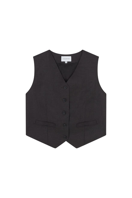 Grey Wool Waistcoat