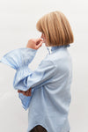 Romantic Linen Ruffled collar Shirt