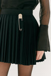 Mini Black Wool Kilt