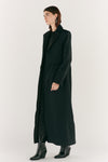 Long Single Breasted Black Tuxedo Coat